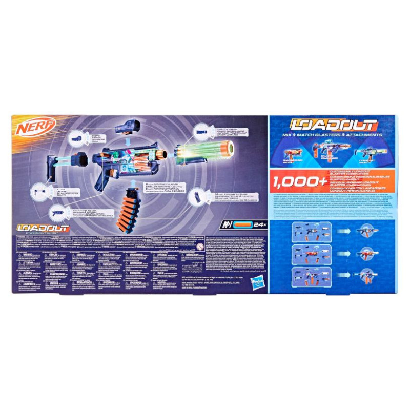 Nerf Loadout Blaster Cyberlight Ghost