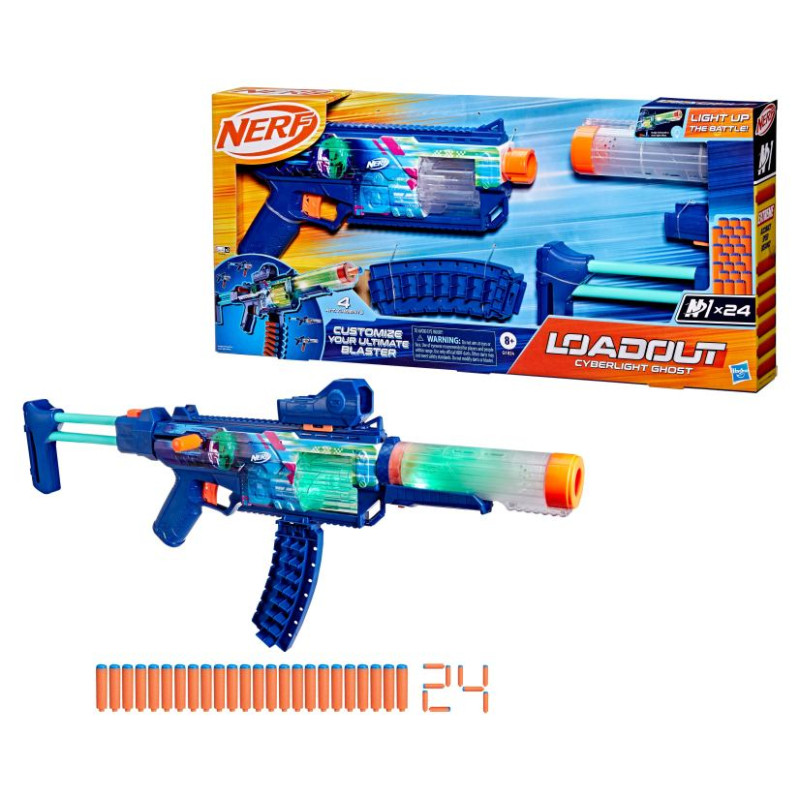 Nerf Loadout Blaster Cyberlight Ghost
