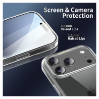 Tech-Protect FlexAir Hybrid Case for iPhone 17 Pro Max - Clear