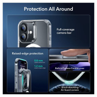 ESR Classic Hybrid MagSafe + Tempered Glass Set for iPhone 17 - Clear