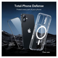 ESR Classic Hybrid MagSafe + Tempered Glass Set for iPhone 17 - Clear