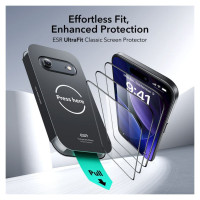 ESR UltraFit Tempered Glass 2-pack for iPhone 17 Air - transparent