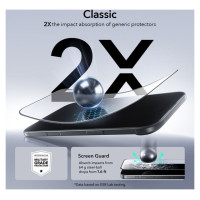 ESR UltraFit Tempered Glass 2-pack for iPhone 17 Air - transparent