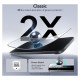ESR UltraFit Tempered Glass 2-pack for iPhone 17 Air - transparent