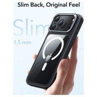 ESR Classic Hybrid Kickstand MagSafe Case for iPhone 17 Pro - Clear Black