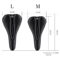 Rockbros LF047-B silicone gel bicycle seat cover size L - black
