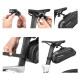 Rockbros B69 bicycle saddle bag 1.8l with easy release system - black