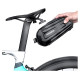 Rockbros B69 bicycle saddle bag 1.8l with easy release system - black