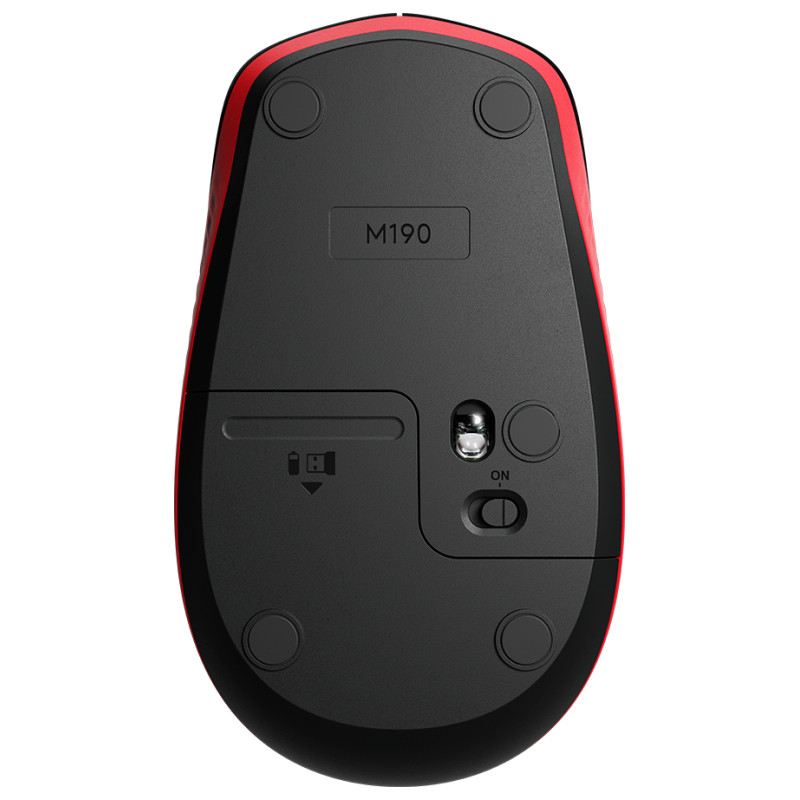 Logitech M190 Wireless Mouse - RED