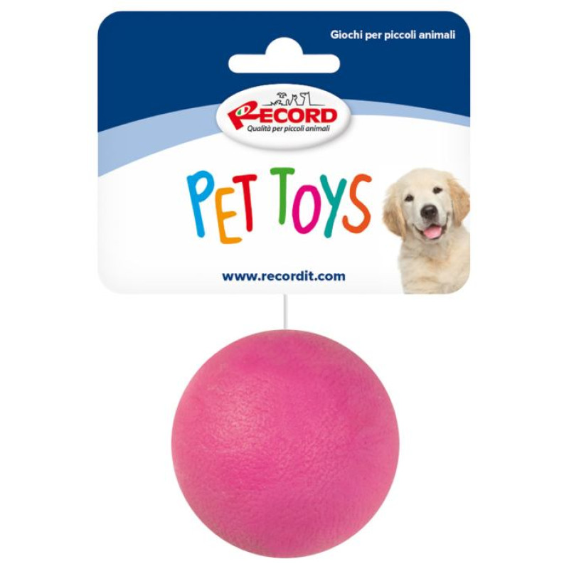 Record Rotaļlieta suņiem Gumijas Bumba d=6,5cm