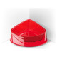 Georplast Plastmasas bļoda, stūra CORNER LUX 20 x 15 x 8 h cm