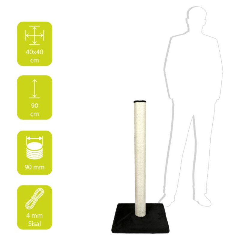 Europet Bernina Īpa&scaron;i augsts nagu asināmais 40x40x90cm melns