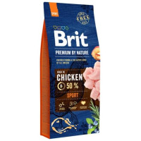 Brit PREMIUM By Nature Sport 15 kg barība suņiem