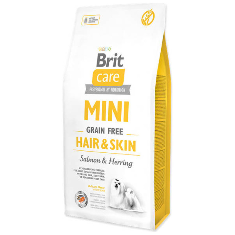 Brit Care Mini Hair & Skin 7 kg barība suņiem