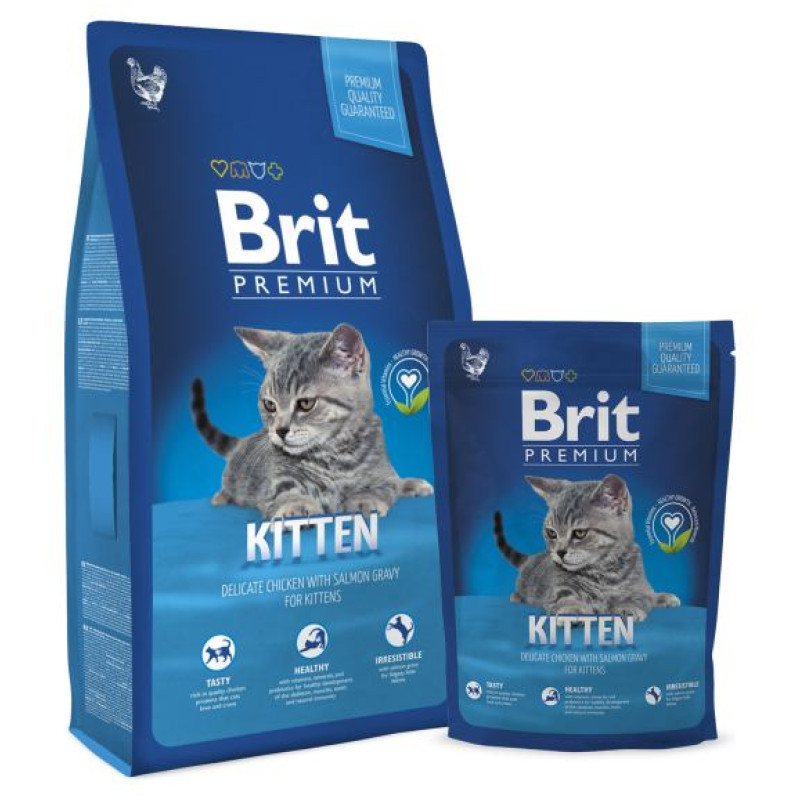 Brit PREMIUM Cat Kitten 8 kg barība kaķiem