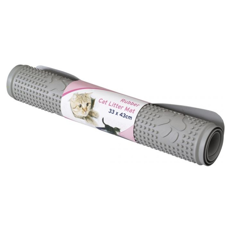 Europet Bernina Paklājs pie kaķu tualetes 33x43cm pelēks