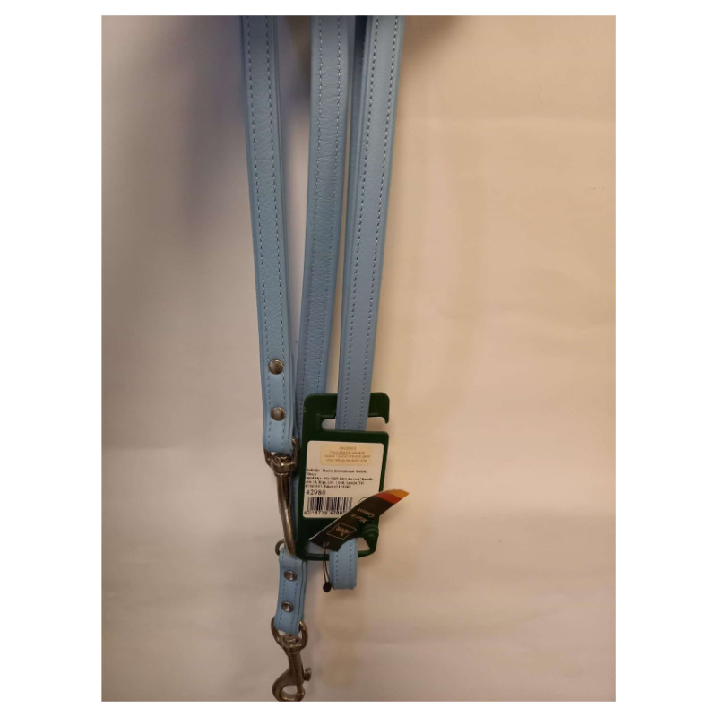 Hunter Regulējamā pavada nappa 18/200 ārpuse gai&scaron;i zila/ iek&scaron;puse gai&scaron;i zila