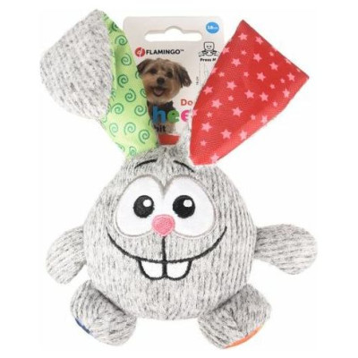 Flamingo CHEERY RABBIT 17cm - rotaļlieta suņiem