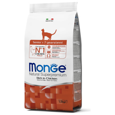 Monge Cat Senior Rich in Chicken 1,5 kg