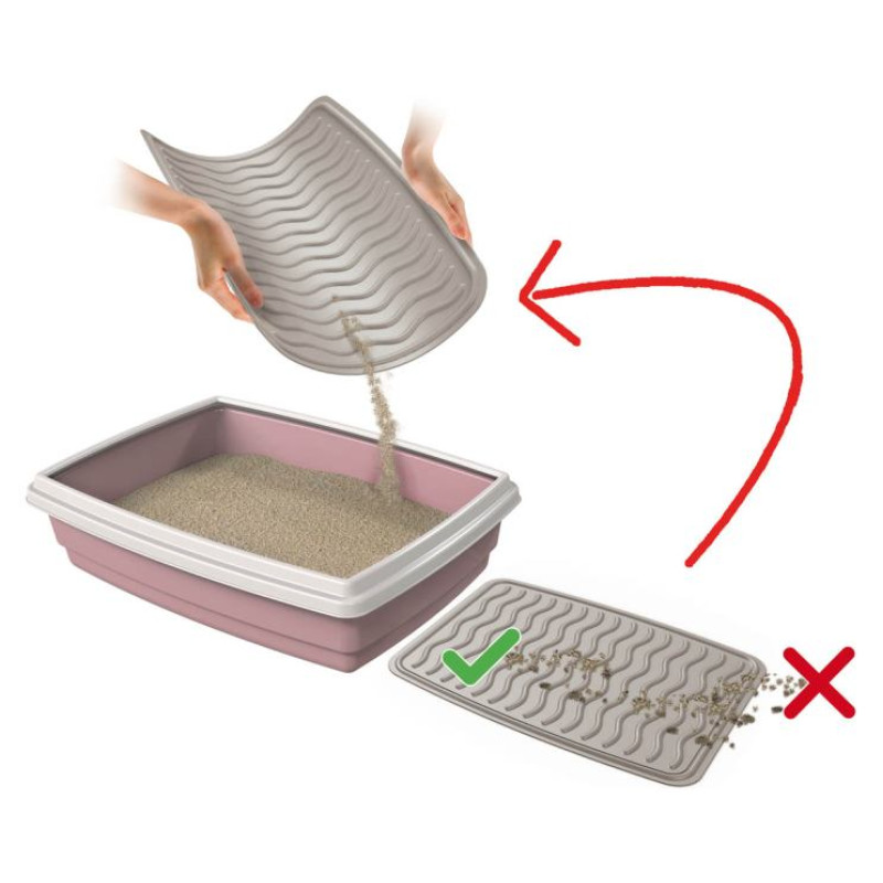 Georplast Paklājs pie kaķu tualetes Sandy 34,5x26 cm, neslīdo&scaron;s