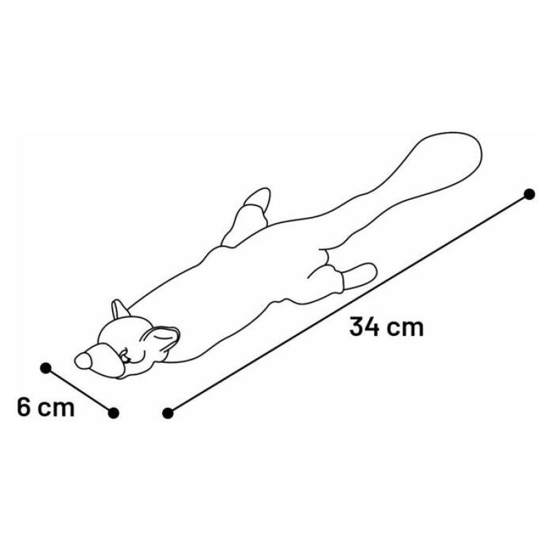 Flamingo WILD ZOO 34cm rotaļlieta suņiem