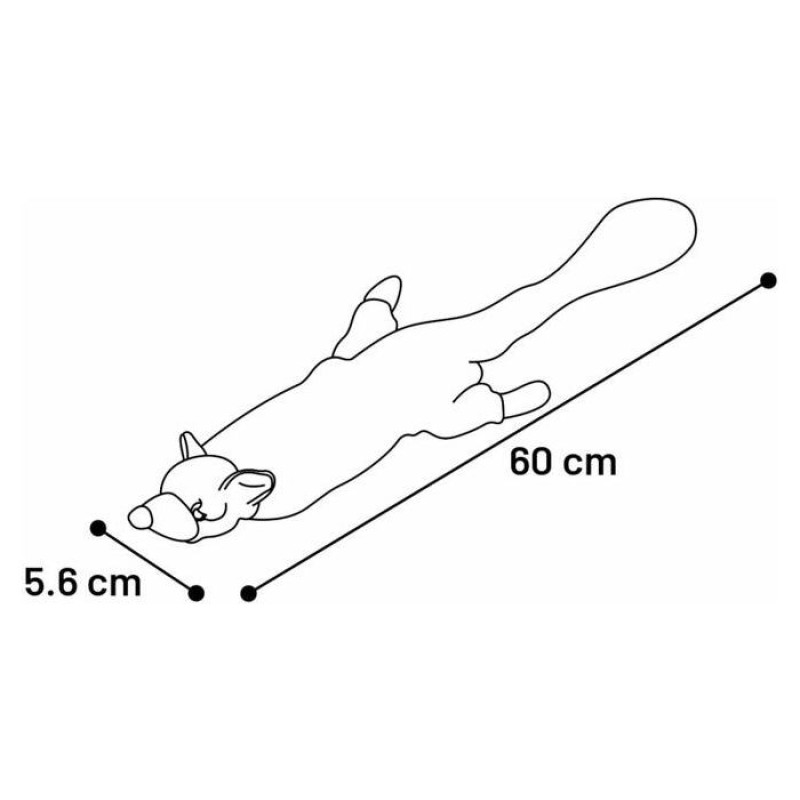 Flamingo WILD ZOO 60cm rotaļlieta suņiem