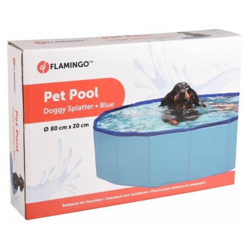 Flamingo baseins suņiem BLUE 80x20cm