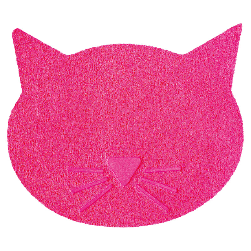 Record Paklājs pie kaķu tualetes 45x37cm, rozā krāsa