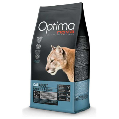 Optimanova Cat Adult GF Rabbit & Potato 2 kg