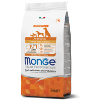 Monge Dog All Breeds Puppy and Junior Monoprotein Duck with Rice and Potatoes 2,5 kg