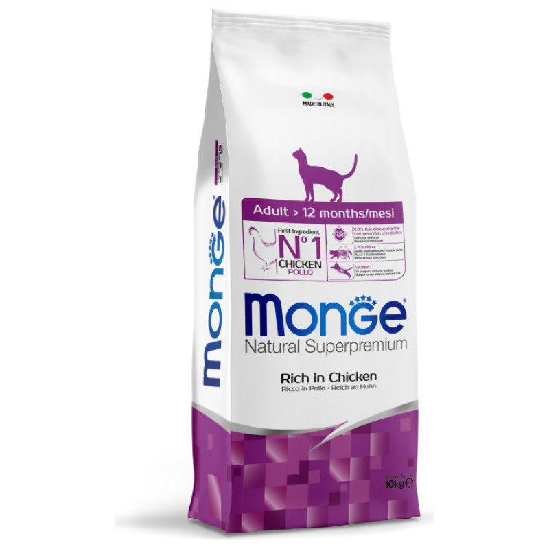 Monge Cat Adult Rich in Chicken 10 kg