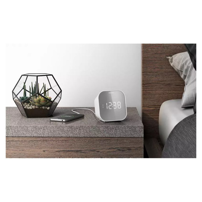 Philips radio pulkstenis, balts - TAR4406/12