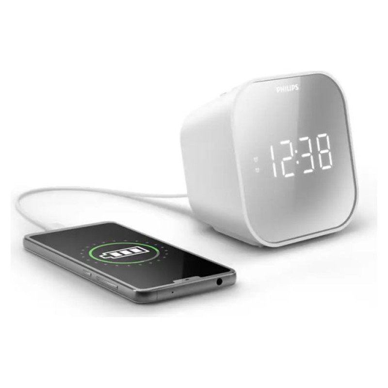 Philips radio pulkstenis, balts - TAR4406/12