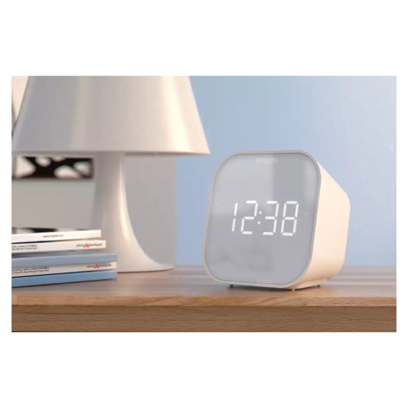 Philips radio pulkstenis, balts - TAR4406/12