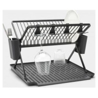 Brabantia saliekams trauku žāvētājs, liels, Dark Grey - 139482