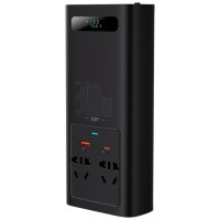 Baseus IGBT Car Inverter Inverter 300W 220V (CN / EU Plug) Black (CGNB010101)