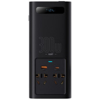 Baseus IGBT Car Inverter Inverter 300W 220V (CN / EU Plug) Black (CGNB010101)