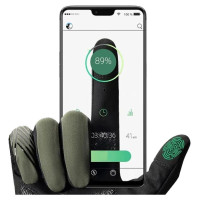 Rockbros 16110006003 shock-absorbing cycling gloves size L - green and black