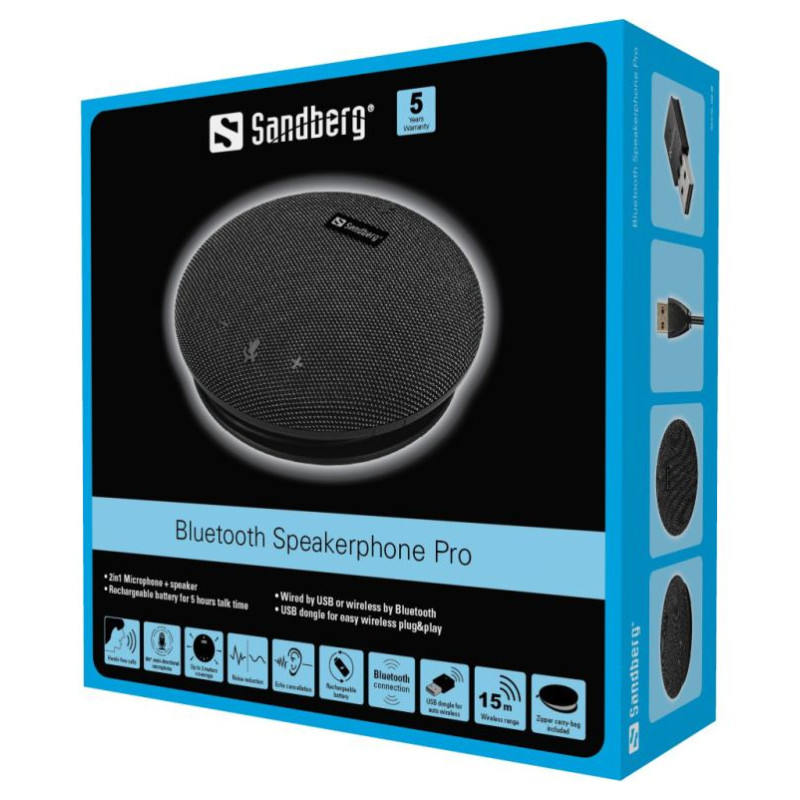 Sandberg 126-29 Bluetooth Speakerphone Pro