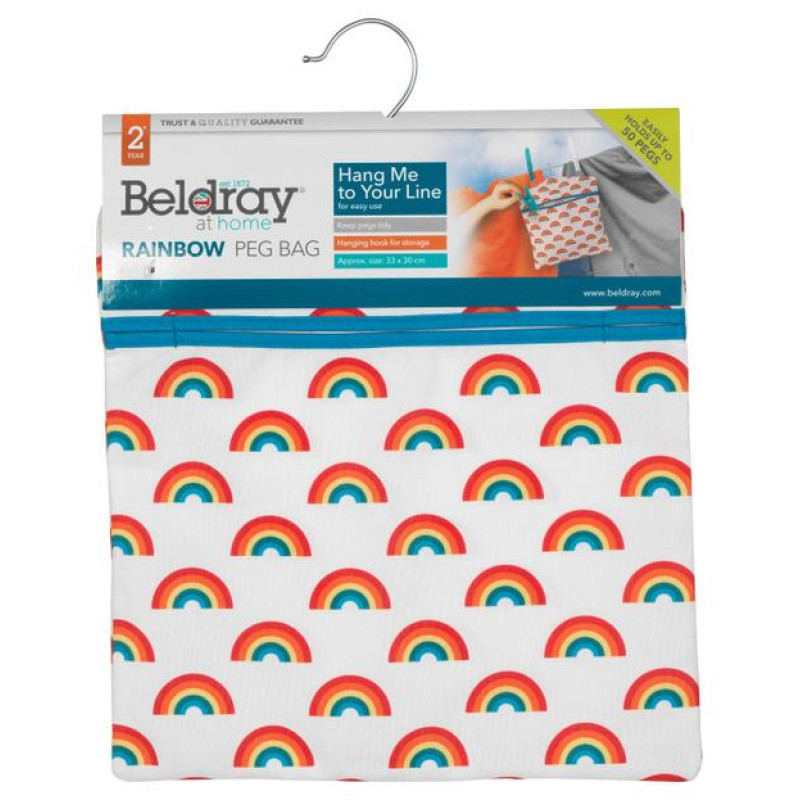 Beldray LA081544BEU7 Rainbow peg bag