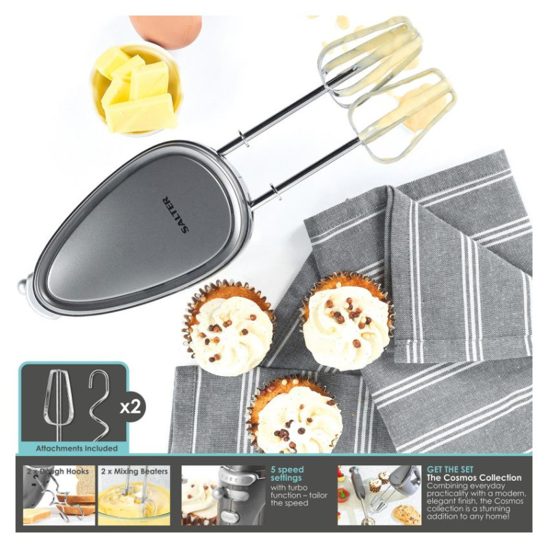 Salter EK4249COSVDEEU10 Cosmos Hand Mixer
