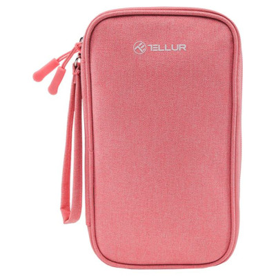 Tellur Universal travel cable organiser Pink