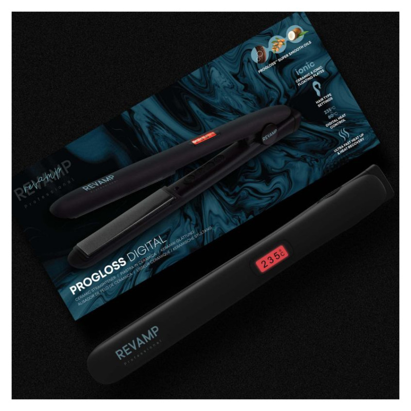 Revamp ST-1000-EU Progloss Digital Ceramic Hair Straightener