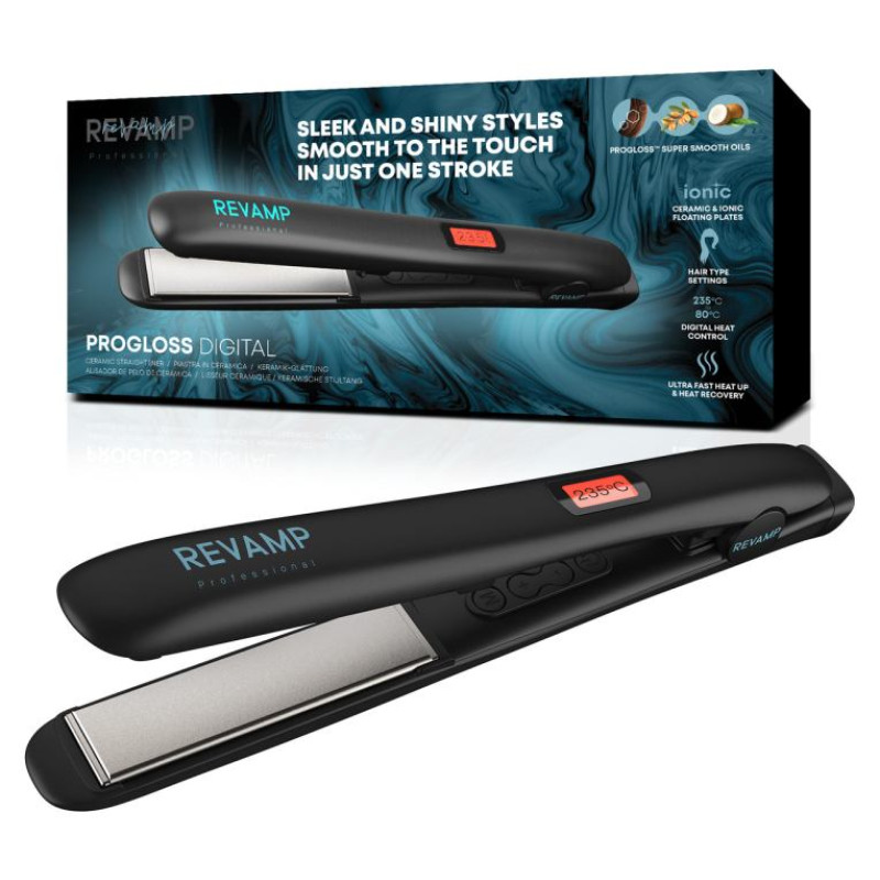 Revamp ST-1000-EU Progloss Digital Ceramic Hair Straightener
