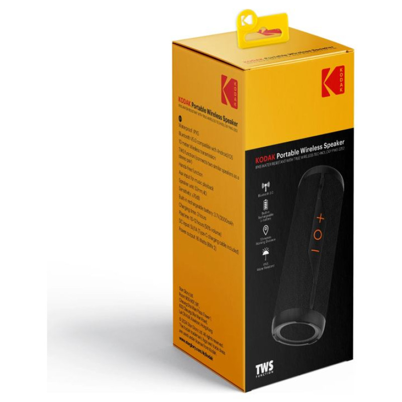 Kodak PWS-2252 Portable Wireless Speaker
