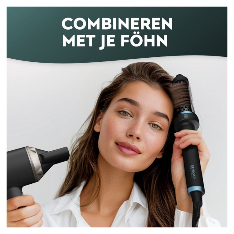 Revamp BR-1300A-EU Ceramic & Ionic 30mm Hot Brush Black