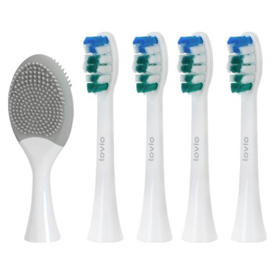 Lovio LVTB124WH-HS SonicProtect PRO Toothbrush Heads Soft White