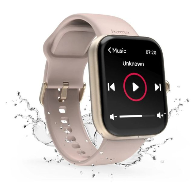 Hama 00178615 Fit Watch 5000 Rose Gold