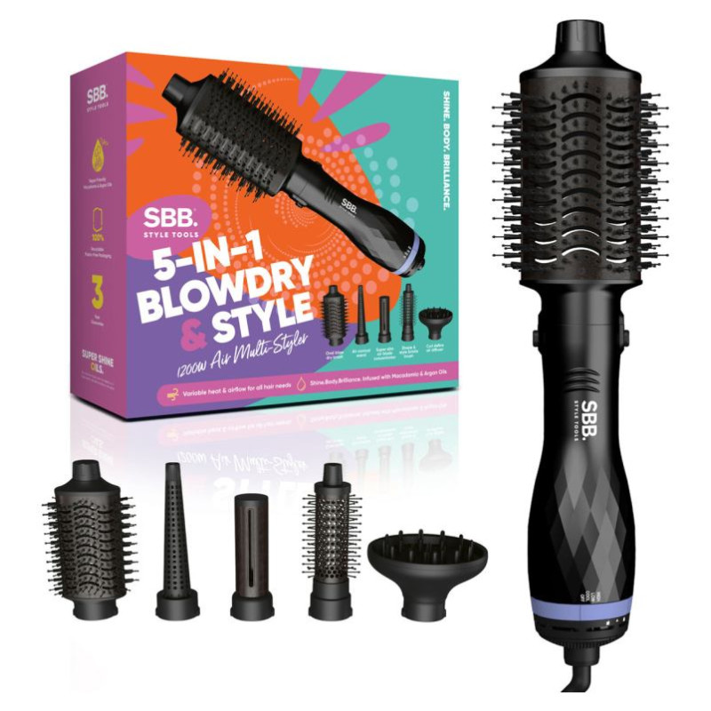 Sbb. SBDR-2850-EU 5 in 1 Blowdry and Style
