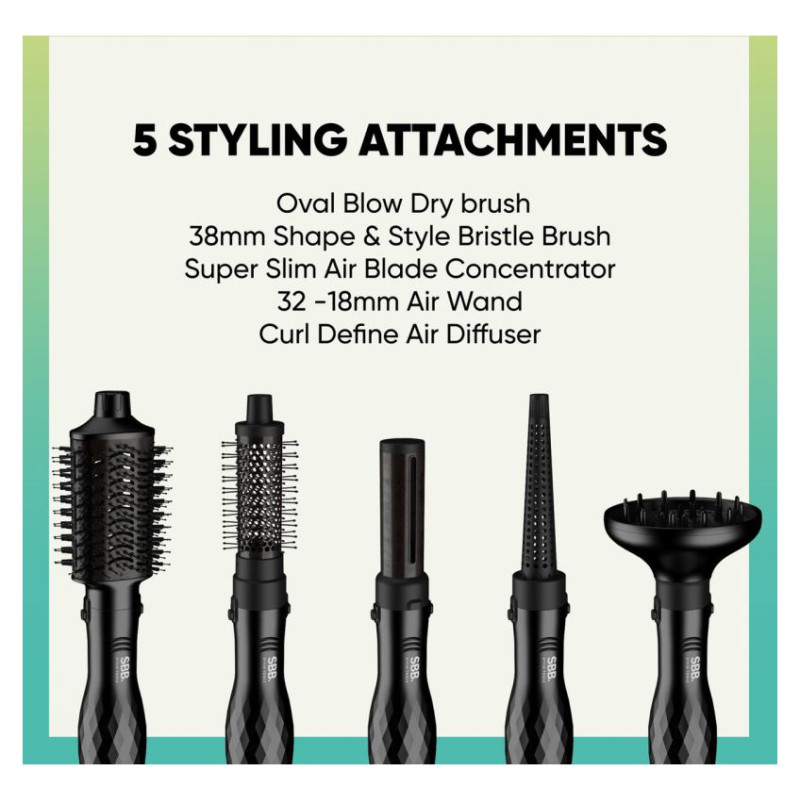 Sbb. SBDR-2850-EU 5 in 1 Blowdry and Style